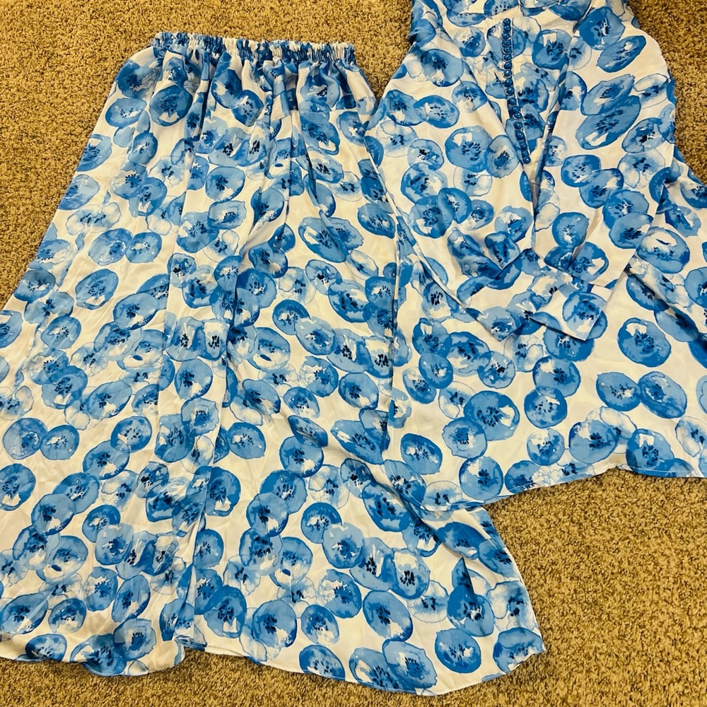 Trendy Silk co ord set Indian Pakistani